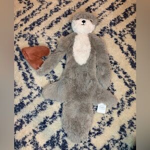 Slumber Kins Otter Snuggler with detachable Heart Super Soft Plush Lovey Toy